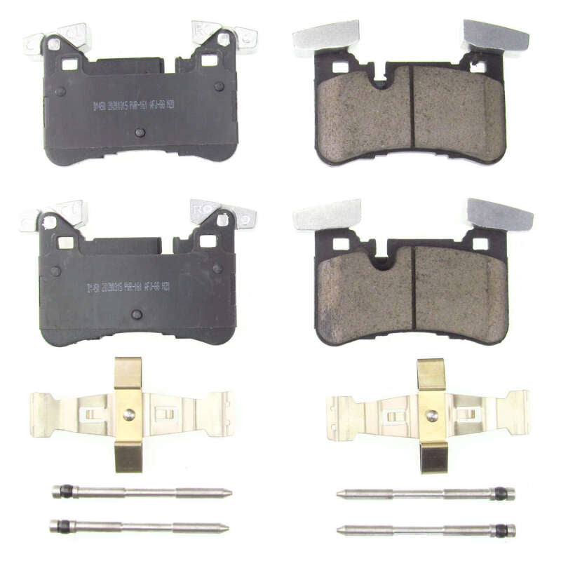 Power Stop 2012 Mercedes-Benz C63 AMG Rear Z17 Evolution Ceramic Brake Pads w/Hardware