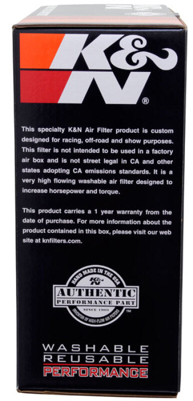 K&N X-Stream Top Air Filter Assembly 7.313in Flange ID / 11in x 4.5in Custom