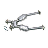 1996-2004 MUSTANG GT 2-1/2 SHORT MID X PIPE WITH HIGH FLOW CATALYTIC CONVERTERS