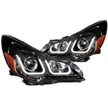 Cargar imagen en el visor de la galería, ANZO 2010-2014 Subaru Outback Projector Headlights w/ U-Bar Black