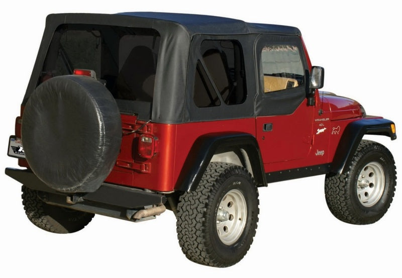 Reemplazo de capota original para Jeep Wrangler (TJ) Rampage 1997-2006 - Diamante negro