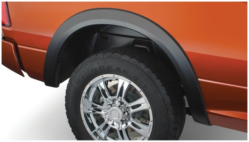 Guardabarros estilo OE de Bushwacker para Dodge Ram 2500 Fleetside 10-18, 2 piezas, 67,4/76,3/96,3 pulgadas, color negro