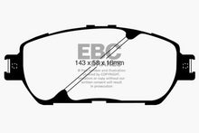 Cargar imagen en el visor de la galería, EBC 02-03 Lexus ES300 3.0 Yellowstuff Front Brake Pads