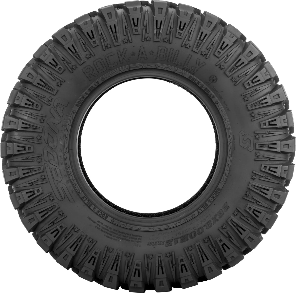Sedona Tire Rock-a-Billy 26X9R12 Radial 8PR LR455LBS (AT26X9R12)
