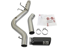 Cargar imagen en el visor de la galería, aFe LARGE BORE HD 5in 409-SS DPF-Back Exhaust w/Black Tip 2017 GM Duramax V8-6.6L (td) L5P