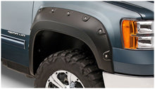 Cargar imagen en el visor de la galería, Bushwacker 11-14 GMC Sierra 3500 Fleetside Boss Pocket Style Flares 4pc Excludes Dually - Black