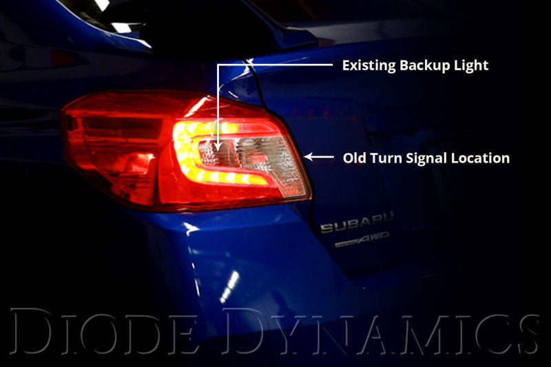 Módulo de luz de giro trasera y de respaldo (USDM) de Diode Dynamics 15-21 para Subaru WRX/STi