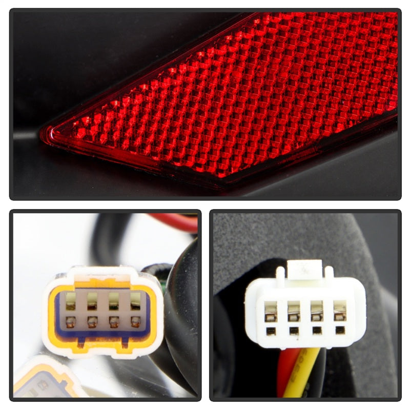 Spyder Apex 22-24 Honda Civic 5-Door LED Tail Lights - Black (ALT-YD-HC225DAP-SEQGR-BK)