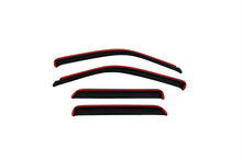 Cargar imagen en el visor de la galería, AVS 07-10 Chevy Aveo Ventvisor In-Channel Front &amp; Rear Window Deflectors 4pc - Smoke