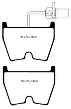 Cargar imagen en el visor de la galería, EBC 06-09 Audi RS4 4.2 (Cast Iron Rotors) Yellowstuff Front Brake Pads