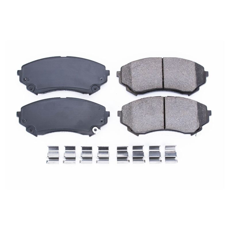 Power Stop 08-14 Cadillac CTS Front Z17 Evo Ceramic Brake Pad w/Hardware