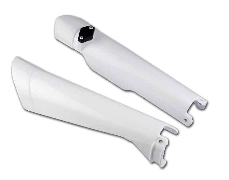 Cycra 01-15 KTM 125-625 SX/XC/SX-F/XC-F/XC-W/XCF-W/EXC-F/MXC-G/XC-G/SXC Performance Fork Guard White (1CYC-6902-42)