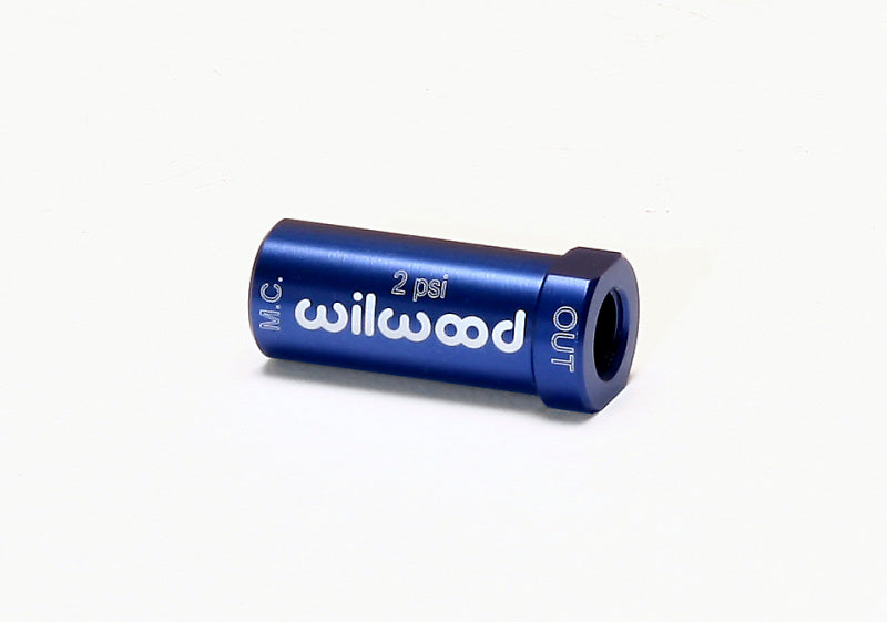 Wilwood Residual Pressure Valve - 2# / Blue - New Style