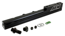 Cargar imagen en el visor de la galería, AEM 99-00 Honda Civic Si Black Fuel Rail