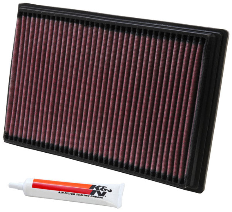 K&N Replacement Air Filter - Panel 10.688in O/S Length x 7.125in O/S Width x 1.125in H — Fits 2004-2007 Cadillac CTS V