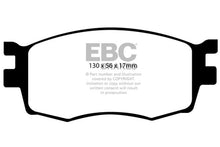 Cargar imagen en el visor de la galería, EBC 06-11 Hyundai Accent 1.6 Greenstuff Front Brake Pads