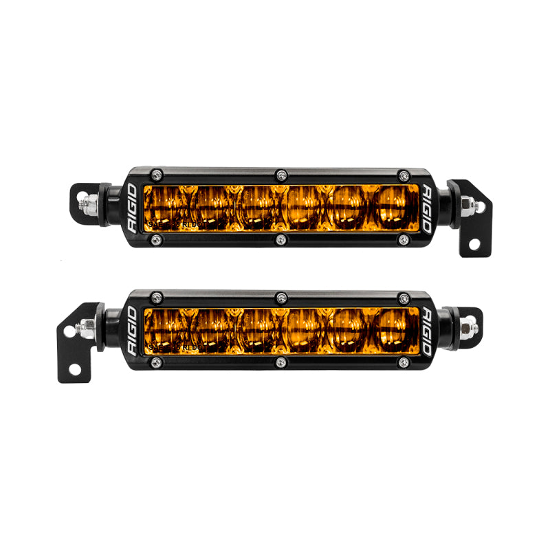 Kit de luces antiniebla amarillas selectivas de la serie SR de 6 pulgadas para Toyota Tundra 2022+ de Rigid Industries