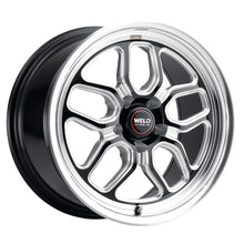 Cargar imagen en el visor de la galería, Weld Racing 17x10 Laguna Drag 5x112 ET40 BS7.1 Gloss BLK MIL DIA 78.1