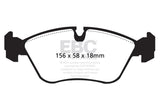 EBC 93-97 Volvo 850 2.3 Turbo Ultimax2 Front Brake Pads