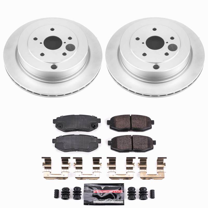 Power Stop 06-07 Subaru B9 Tribeca Rear Z23 Coated Brake Kit