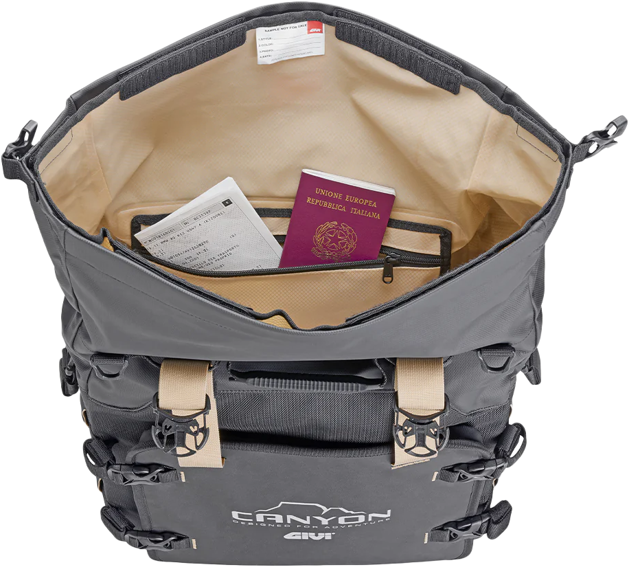 GIVI Canyon ADV Saddlebags 25L EA Black (GRT720B)
