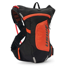 Cargar imagen en el visor de la galería, USWE Moto Hydro Hydration Pack 4L - Black/Factory Orange