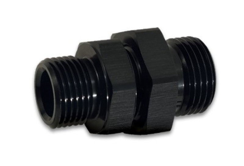 Adaptador de unión macho a macho ORB Vibrant -8AN - Anodizado negro