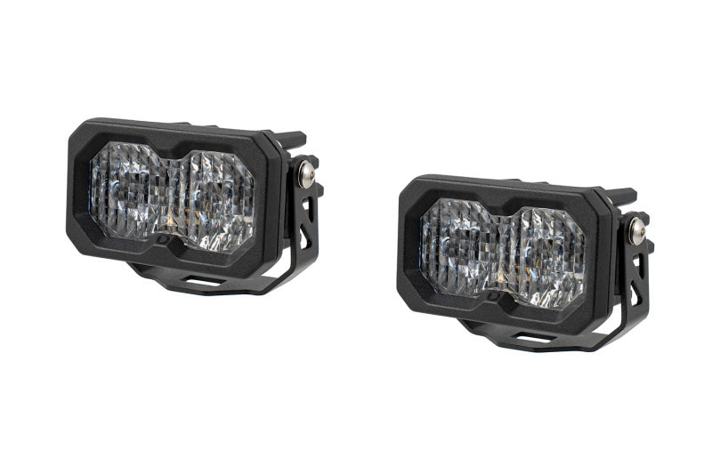 Diode Dynamics C2 2.0 SAE/DOT White Pro Standard LED Pod (Pair)