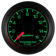 Cargar imagen en el visor de la galería, Autometer Factory Match Ford 52.4mm Full Sweep Electronic 0-1600 Deg F EGT/Pyrometer Gauge