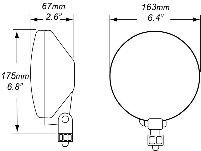 Kit de lámpara de conducción halógena Hella 500FF 12 V/55 W