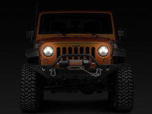 Cargar imagen en el visor de la galería, Raxiom 97-18 Jeep Wrangler TJ/JK Axial Halo Headlights w/ DRL Amber Signals- Blk Hsng (Clear Lens)