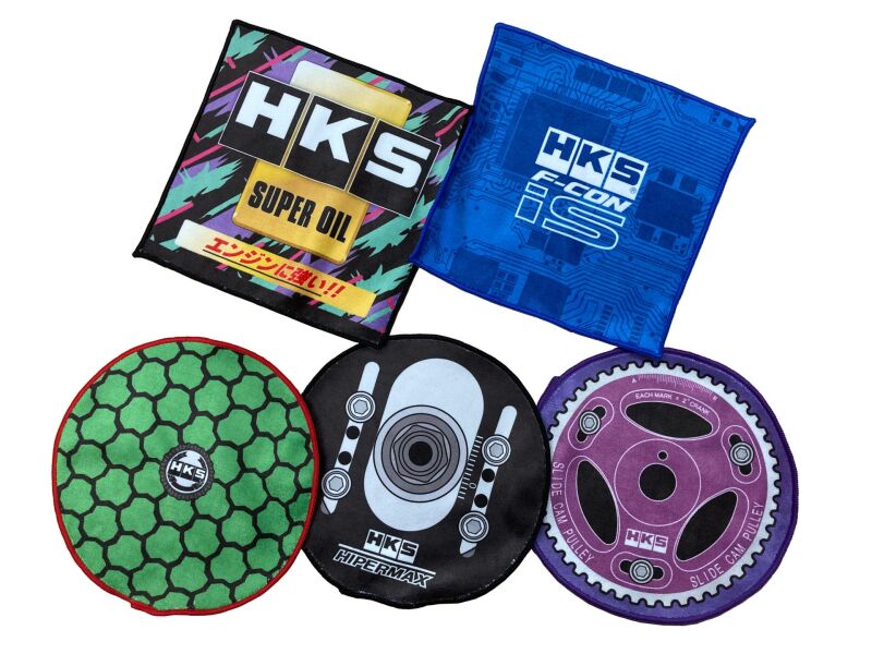 HKS Assorted Mini Towels (Set of 5) - Microfiber Cleaning Cloths