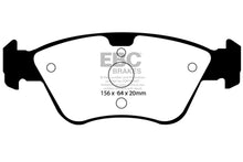 Cargar imagen en el visor de la galería, EBC 03-08 Chrysler Crossfire 3.2 Redstuff Front Brake Pads