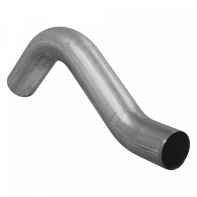 Diamond Eye 4in Aluminized Tail Pipe — Fits 2001-2007.5 Chevy GMC 2500/3500 6.6L Duramax