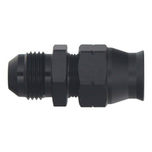 Cargar imagen en el visor de la galería, DeatschWerks 8AN Male Flare to 1/2in Hardline Compression Adapter - Anodized Matte Black