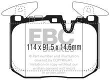 Cargar imagen en el visor de la galería, EBC 2014+ BMW I8 1.5L Turbo/Electric Yellowstuff Front Brake Pads