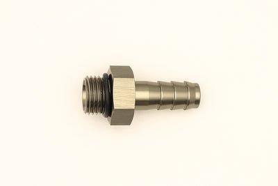 DeatschWerks 6AN ORB to 3/8in Triple Barb Fitting — Fuel System Adapter