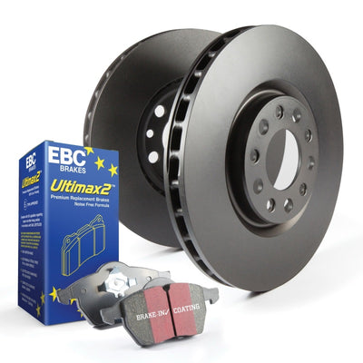 EBC Ultimax Brake Kit S20 Series OE Replacement — Fits 2012-2018 Toyota Camry & Avalon
