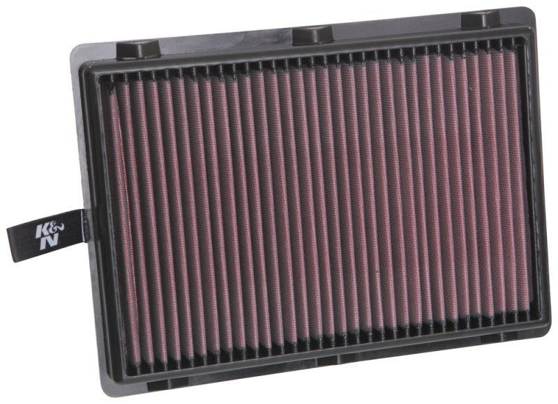 K&N 33-5075 Drop-In Air Filter — Fits 2017-2018 Hyundai Santa Fe Sport