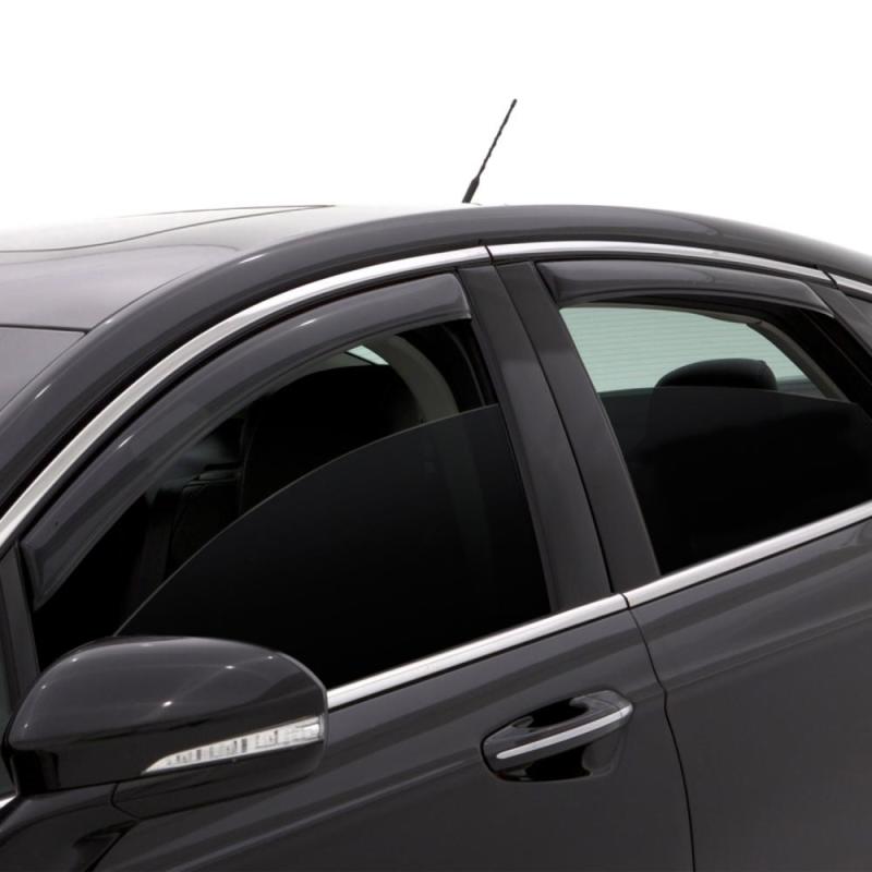 AVS 14-18 Toyota Corolla Ventvisor In-Channel Front & Rear Window Deflectors 4pc - Smoke