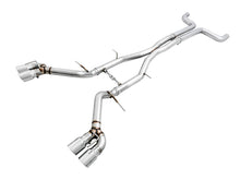 Cargar imagen en el visor de la galería, AWE Tuning 16-19 Chevy Camaro SS Non-Res Cat-Back Exhaust - Track Edition (Quad Chrome Silver Tips)