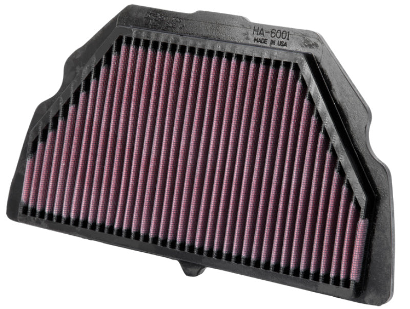 K&N HA-6001 High-Flow Replacement Air Filter — Fits 2001-2006 Honda CBR600F F4i