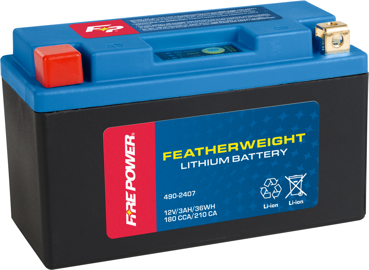 Fire Power Featherweight Lithium Battery 180 CCA 12V/36WH (HJT9B-FP-B)