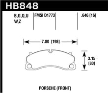 Cargar imagen en el visor de la galería, Hawk 14-19 Porsche 911 GT3/GT3 RS / 2016 Porsche Cayman GT4 HPS 5.0 Front Brake Pads