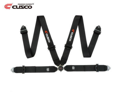 Cusco 4-Point Racing Harness 3in Shoulder/Lap w/ Eyebolts — Universal