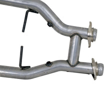 Cargar imagen en el visor de la galería, BBK 96-04 Mustang 4.6 GT / Cobra Short Mid H Pipe w Catalytic Converters 2-1/2 For Long Tube Headers