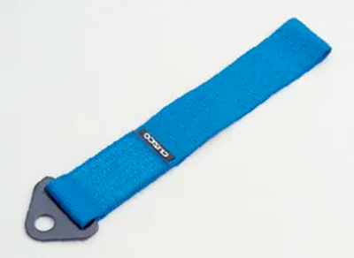 Cusco Universal Tow Strap Blue High-Strength Nylon — Fits All Vehicles