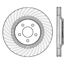 Cargar imagen en el visor de la galería, StopTech Power Slot 94-04 Ford Mustang Front Left Slotted Rotor