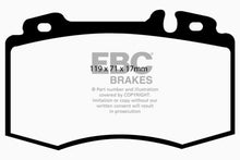 Cargar imagen en el visor de la galería, EBC 02-04 Mercedes-Benz C32 AMG (W203) 3.2 Supercharged Redstuff Front Brake Pads