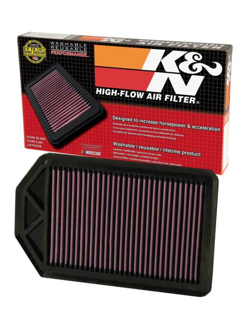 K&N 33-2377 Drop-In Air Filter — Fits 2007-2009 Honda CR-V